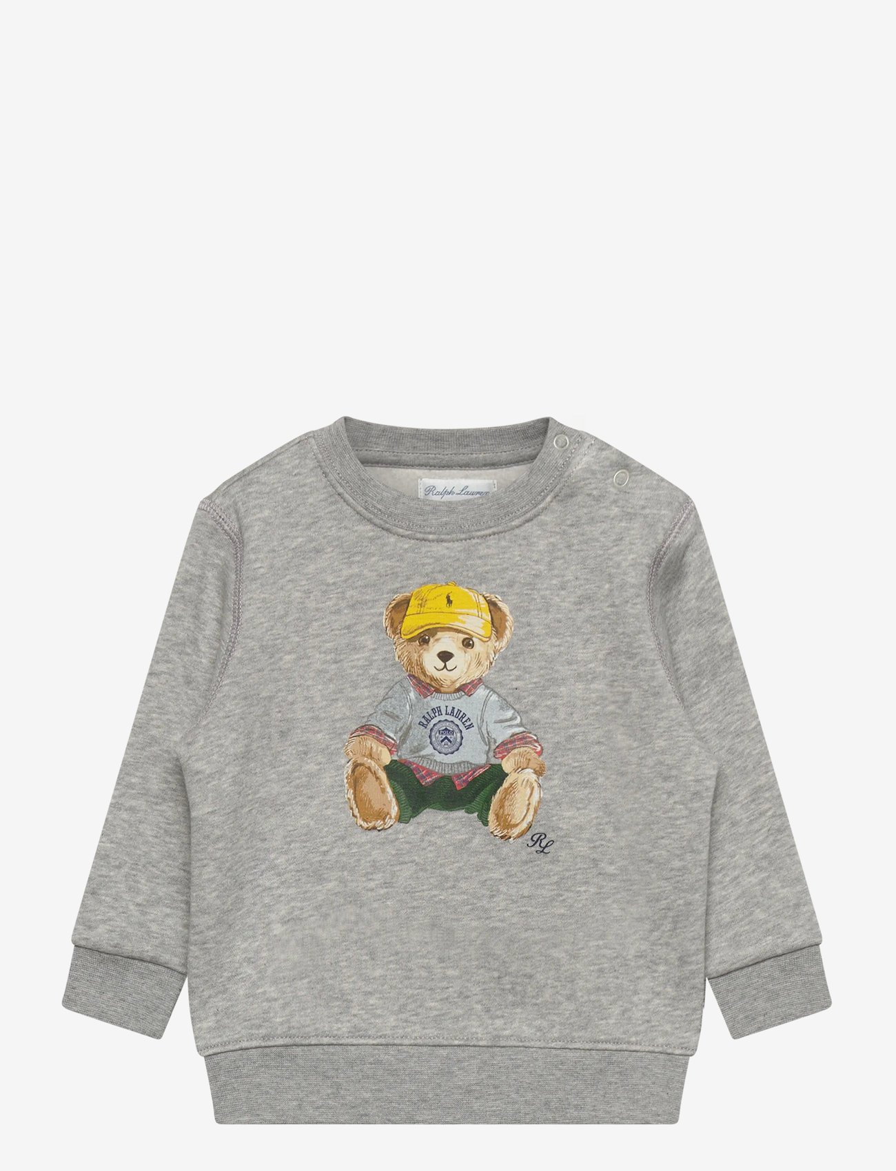 Ralph Lauren Baby - Polo Bear Fleece Sweatshirt - sweatshirts - lt grey heather - 0