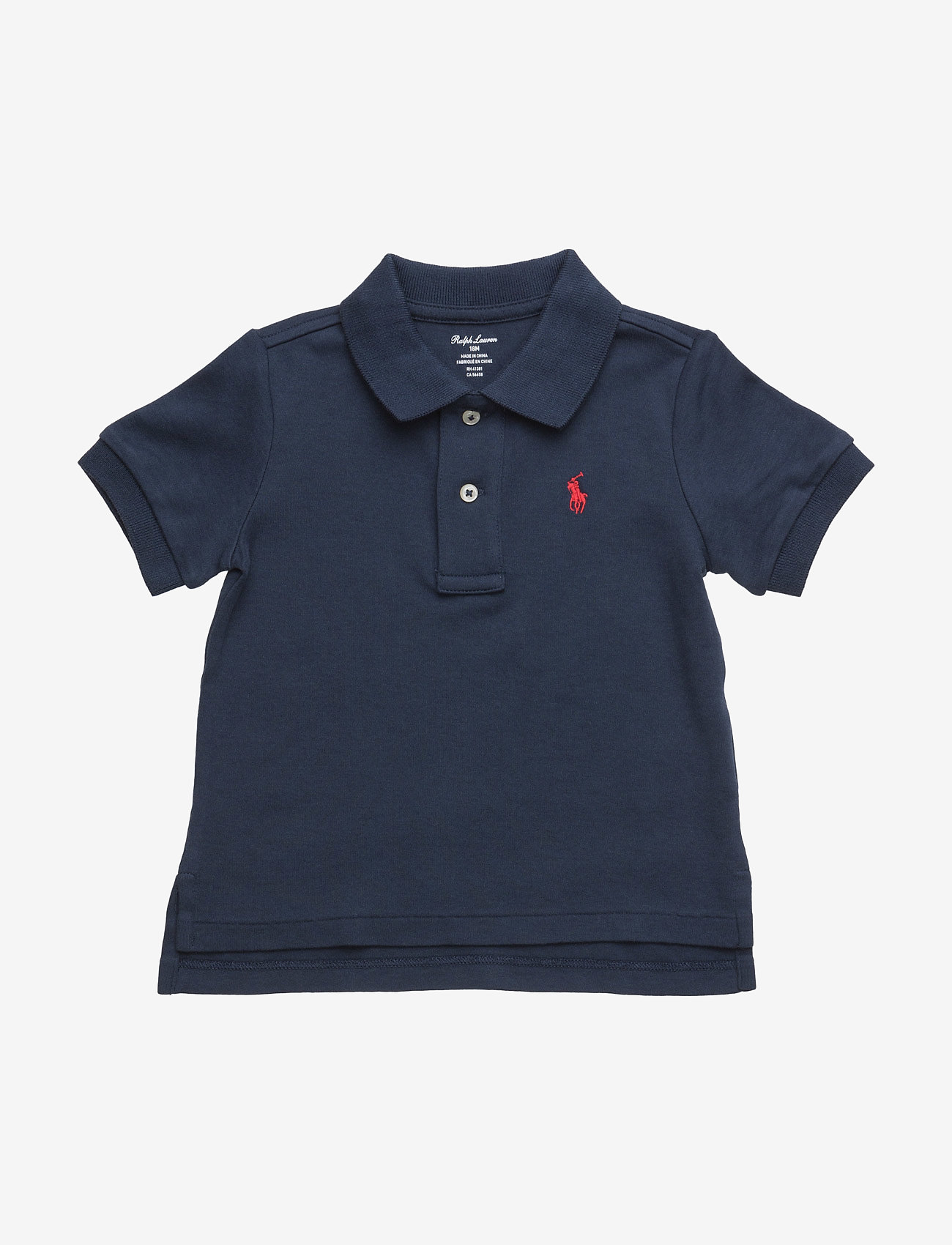 Ralph Lauren Baby Soft Cotton Polo Shirt - Overdele - FRENCH NAVY / blue