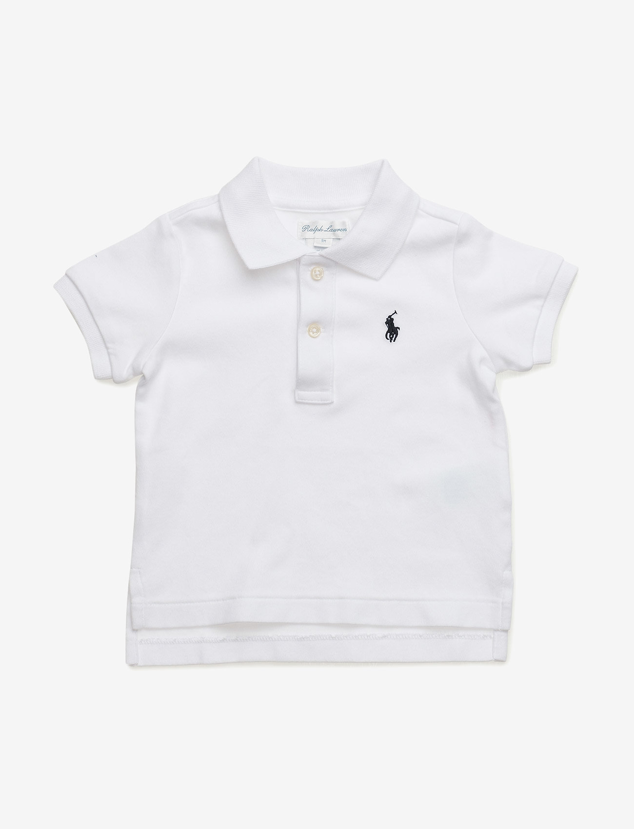 Ralph Lauren Baby - Soft Cotton Polo Shirt - kortærmede poloer - white - 0