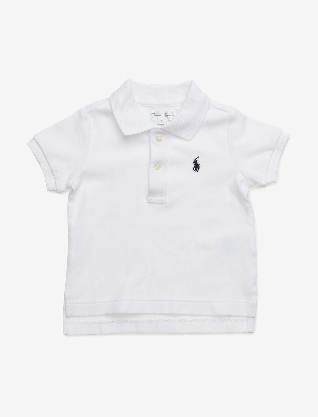 Ralph Lauren Baby - Soft Cotton Polo Shirt - kortärmade pikéer - white - 0