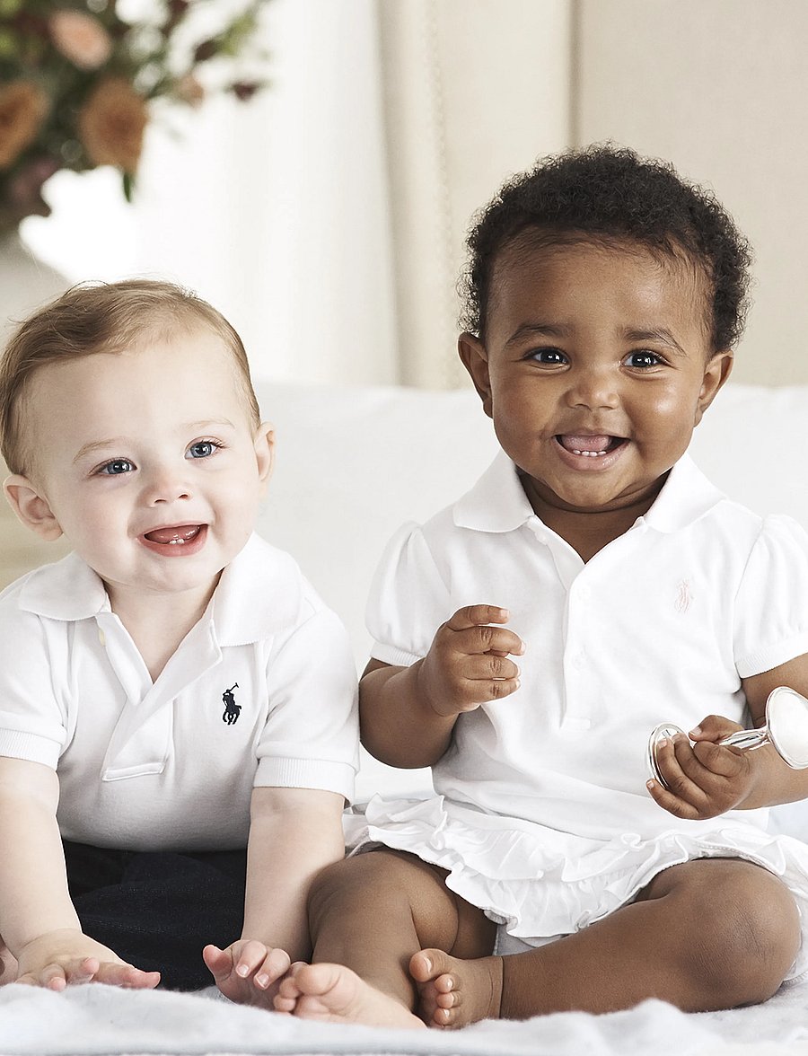 Ralph Lauren Baby - Pikétröja i mjuk bomull - kortärmade pikéer - white - 2