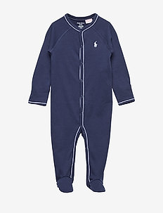 Cotton Footed Coverall, Ralph Lauren Baby