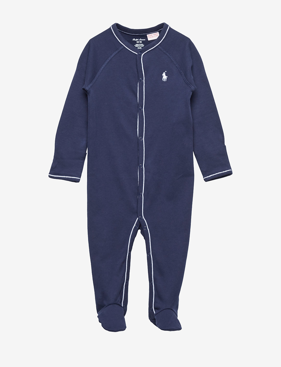 Ralph Lauren Baby Cotton Footed Coverall Met lange mouwen Boozt