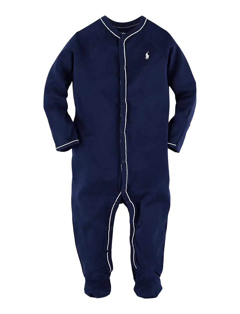 Ralph Lauren Baby - Cotton Footed Coverall - långärmade bodysuits - french navy - 0