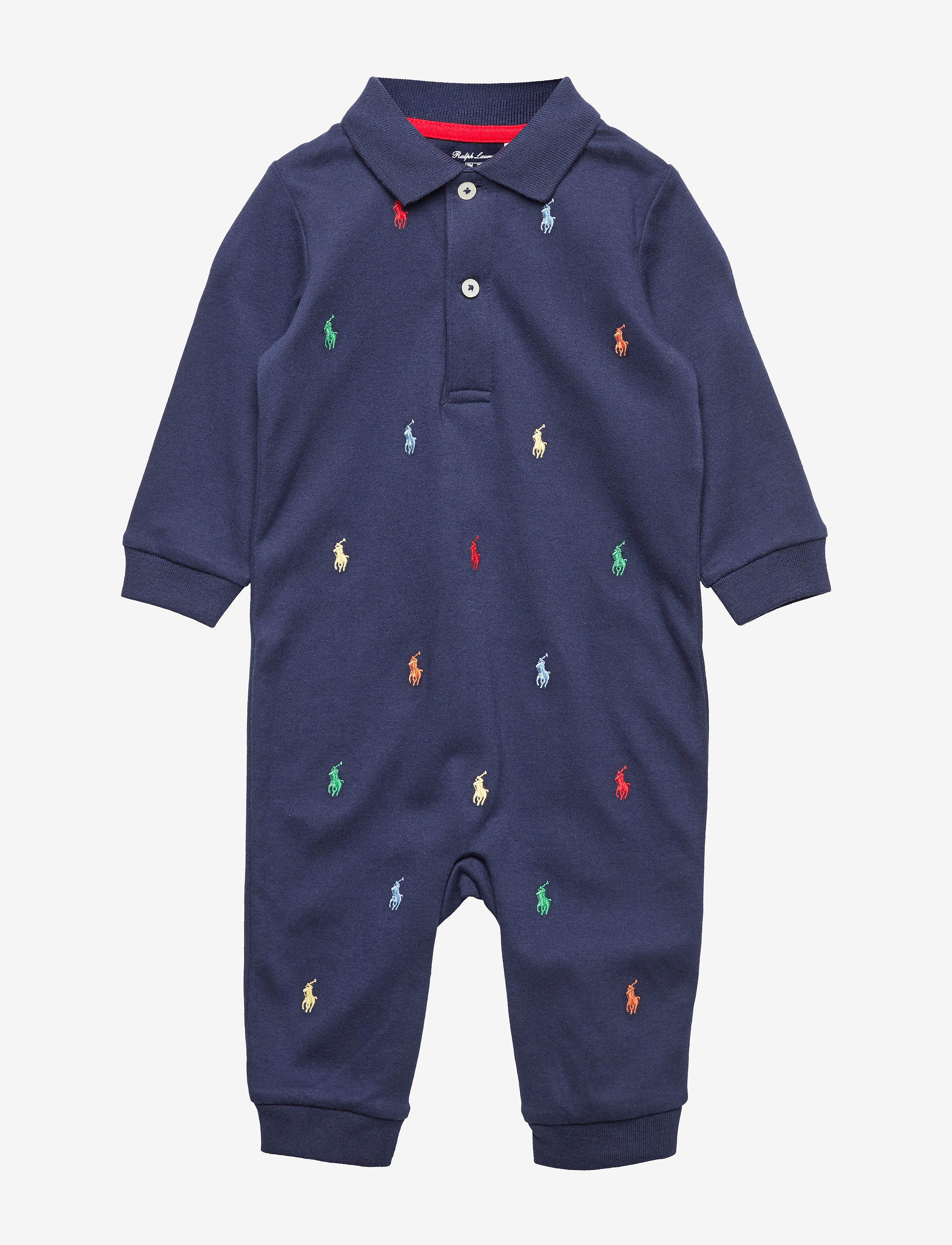 Polo Pony Soft Cotton Polo Coverall - FRENCH NAVY