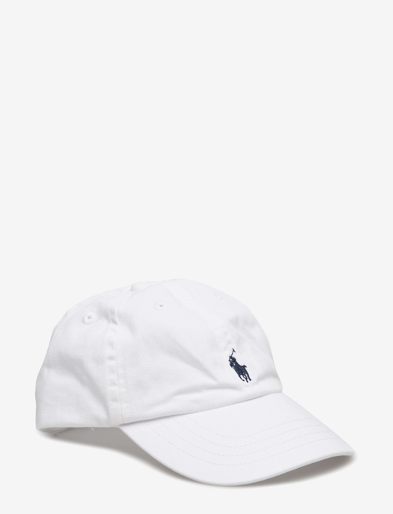 Ralph Lauren Baby Cotton Chino Ball Cap - Akcesoria - WHITE / white