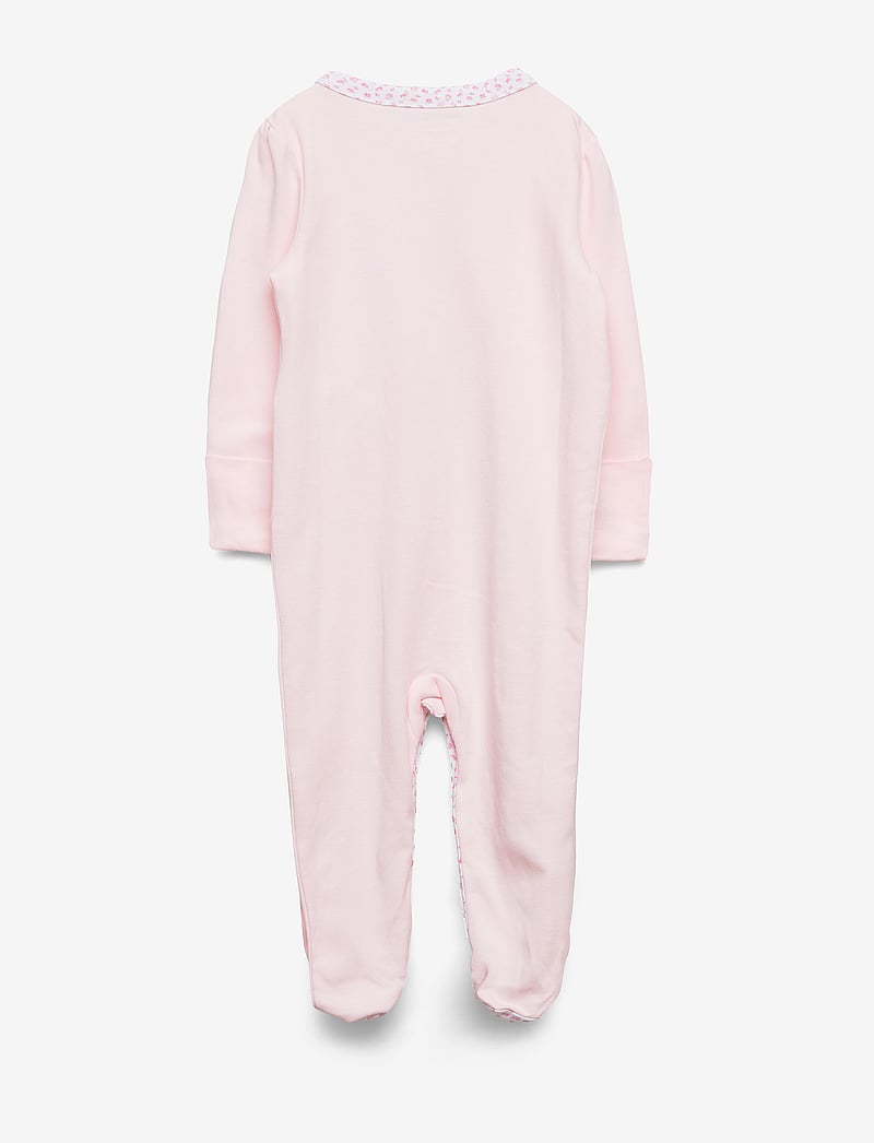 Ralph Lauren Baby - Floral-Trim Footed Coverall - natdragter - delicate pink - 1