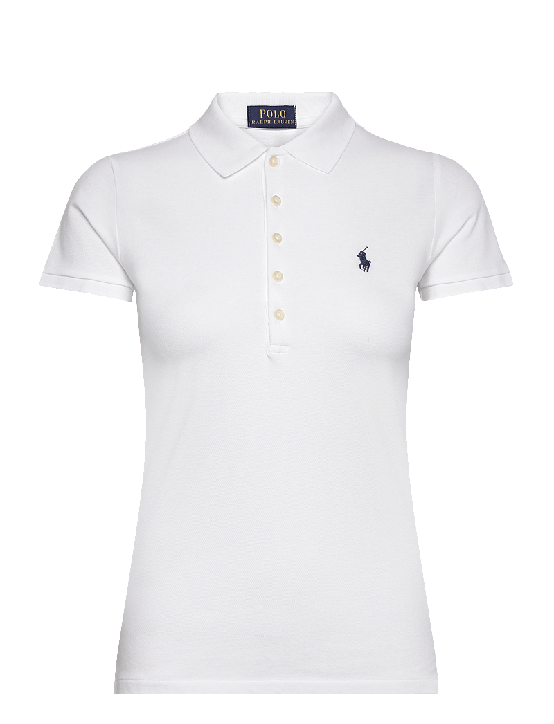 Ralph Lauren Golf - Slim Fit Stretch Polo Shirt - oberteile & t-shirts - ceramic white - 0