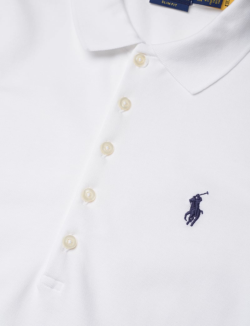 Ralph Lauren Golf - Slim Fit Stretch Polo Shirt - oberteile & t-shirts - ceramic white - 2