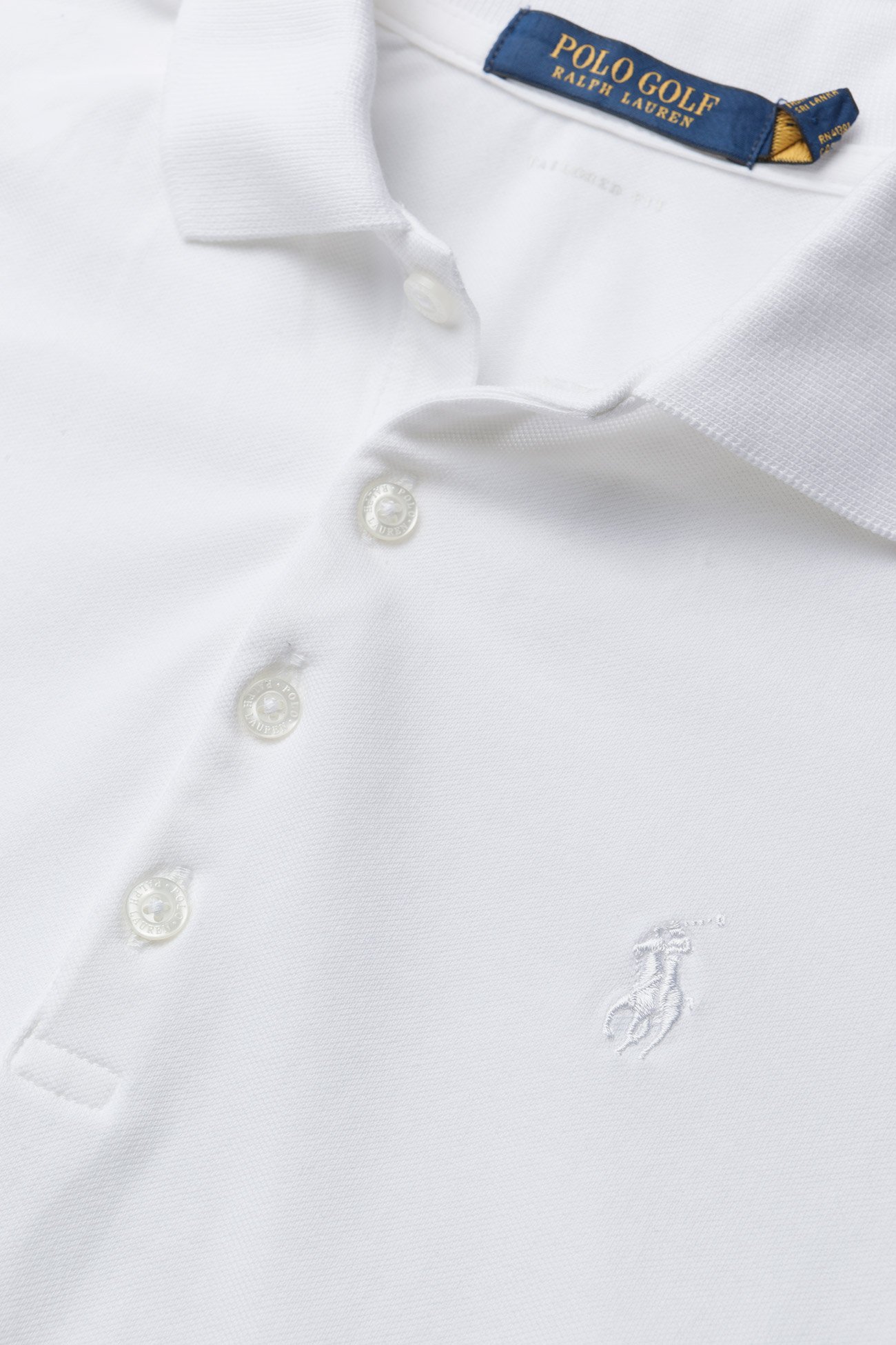 Ralph Lauren Golf - Tailored Fit Piqué Golf Polo - pure white - 2