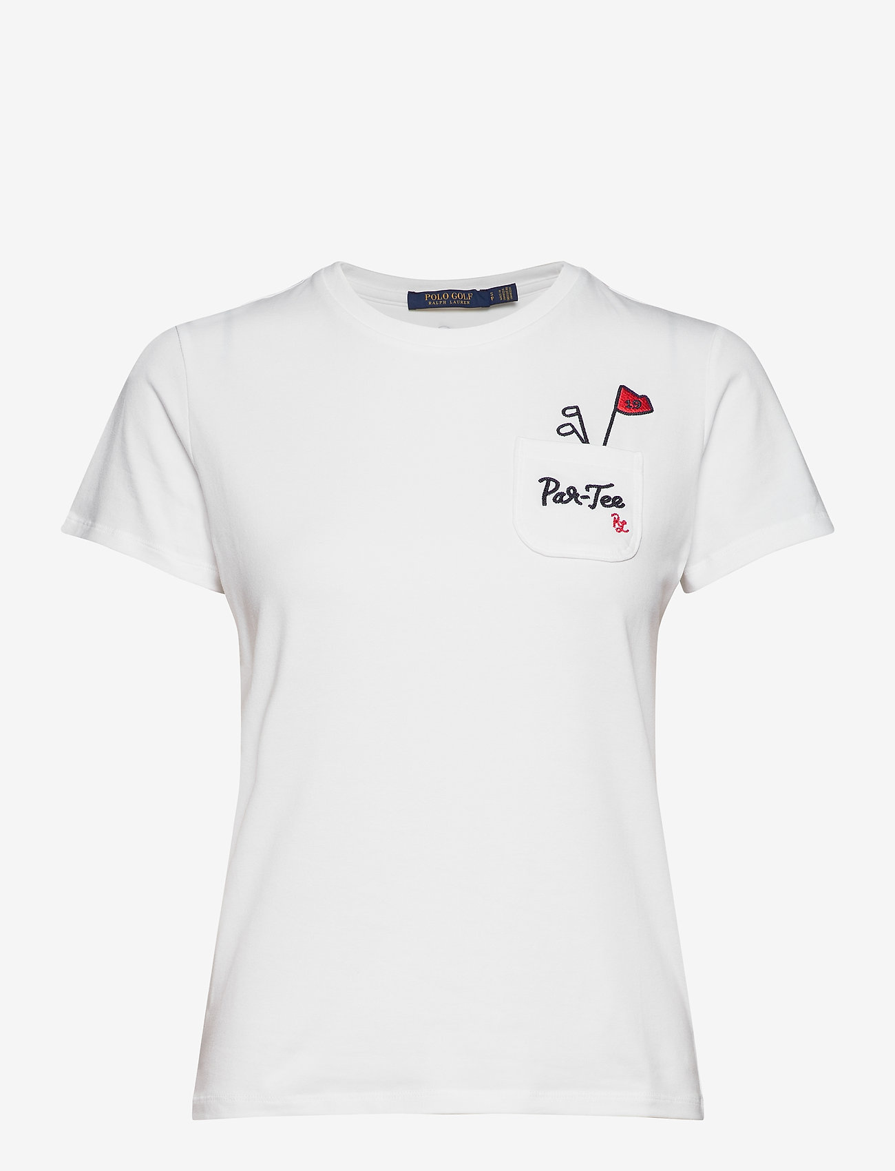 Ralph Lauren Golf - Embroidered Crewneck Golf Tee - pure white multi - 0