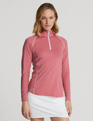 Ralph Lauren Golf - Jersey Quarter-Zip Pullover - džemperiai su gobtuvu - rose/white - 2