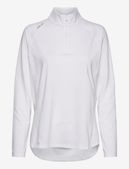 Jersey Quarter-Zip Pullover - WHITE