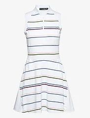 Ralph Lauren Golf - Striped Fit-and-Flare Piqué Dress - dresses - white mu - 1