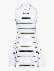 Ralph Lauren Golf - Striped Fit-and-Flare Piqué Dress - sportinės suknelės - white mu - 1