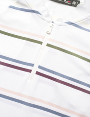 Ralph Lauren Golf - Striped Fit-and-Flare Piqué Dress - sportiska stila kleitas - white mu - 3
