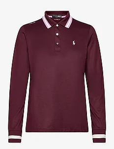 Tailored Fit Long-Sleeve Polo Shirt, Ralph Lauren Golf