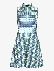 Ralph Lauren Golf - Graphic Paneled Jersey Dress - t-kreklu kleitas - spring wicker - 0