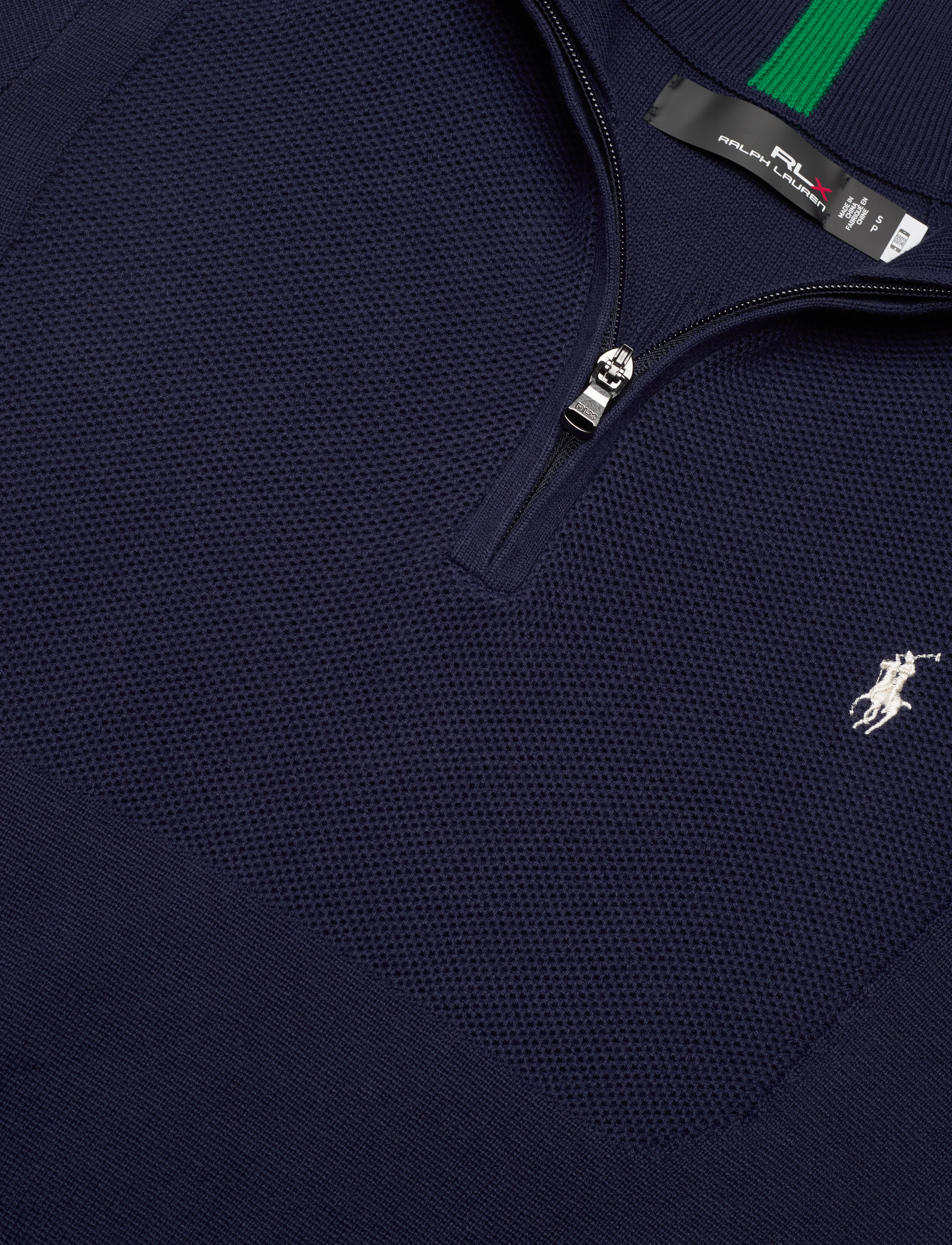 Ralph Lauren Golf - 2/48 COTTON BLEND-LSL-PLO - refined navy/crui - 2