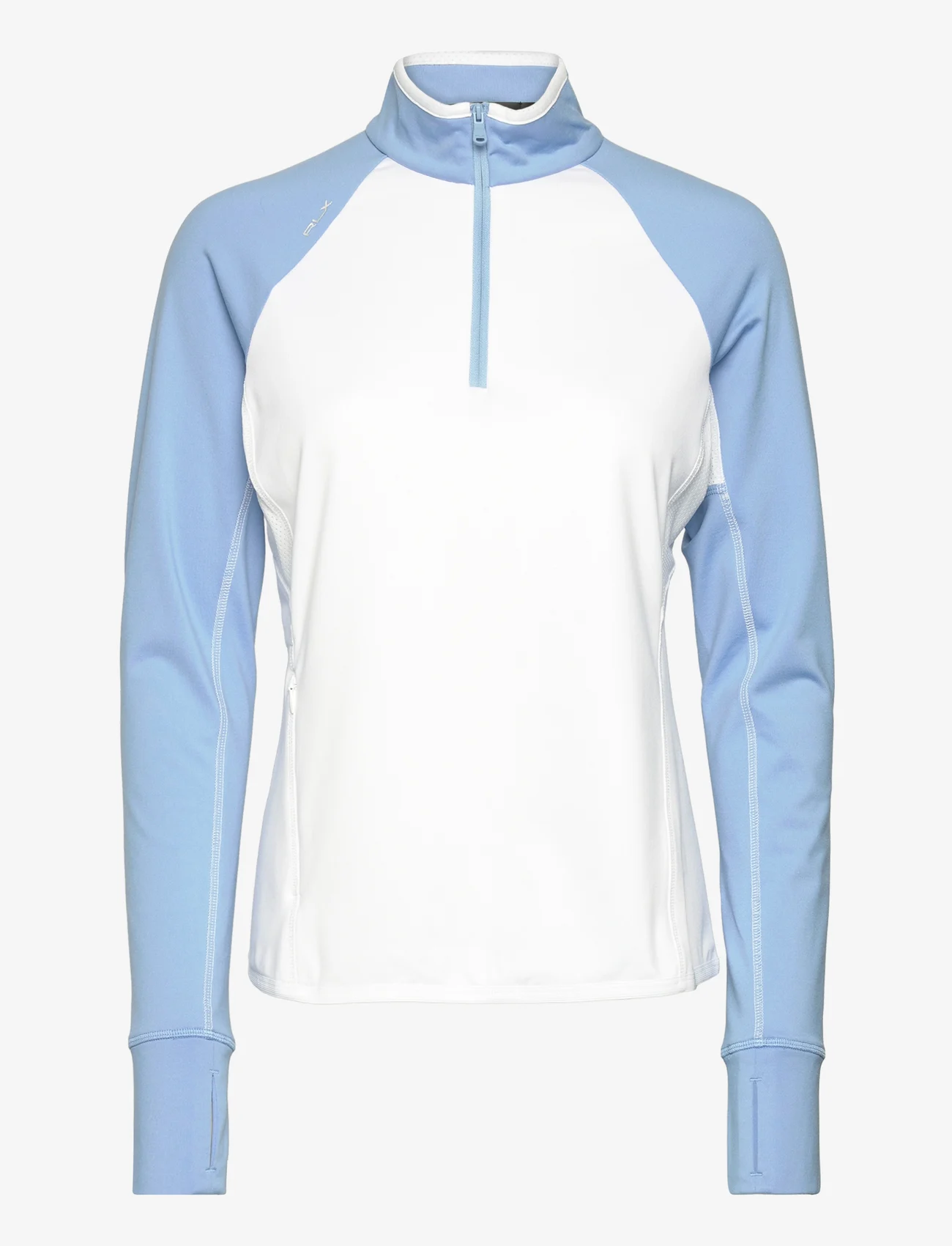 Ralph Lauren Golf - Jersey Quarter-Zip Pullover - džemperi ar kapuci - ceramic white /bl - 0