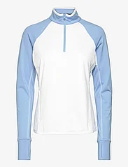 Ralph Lauren Golf - Jersey Quarter-Zip Pullover - džemperiai su gobtuvu - ceramic white /bl - 0