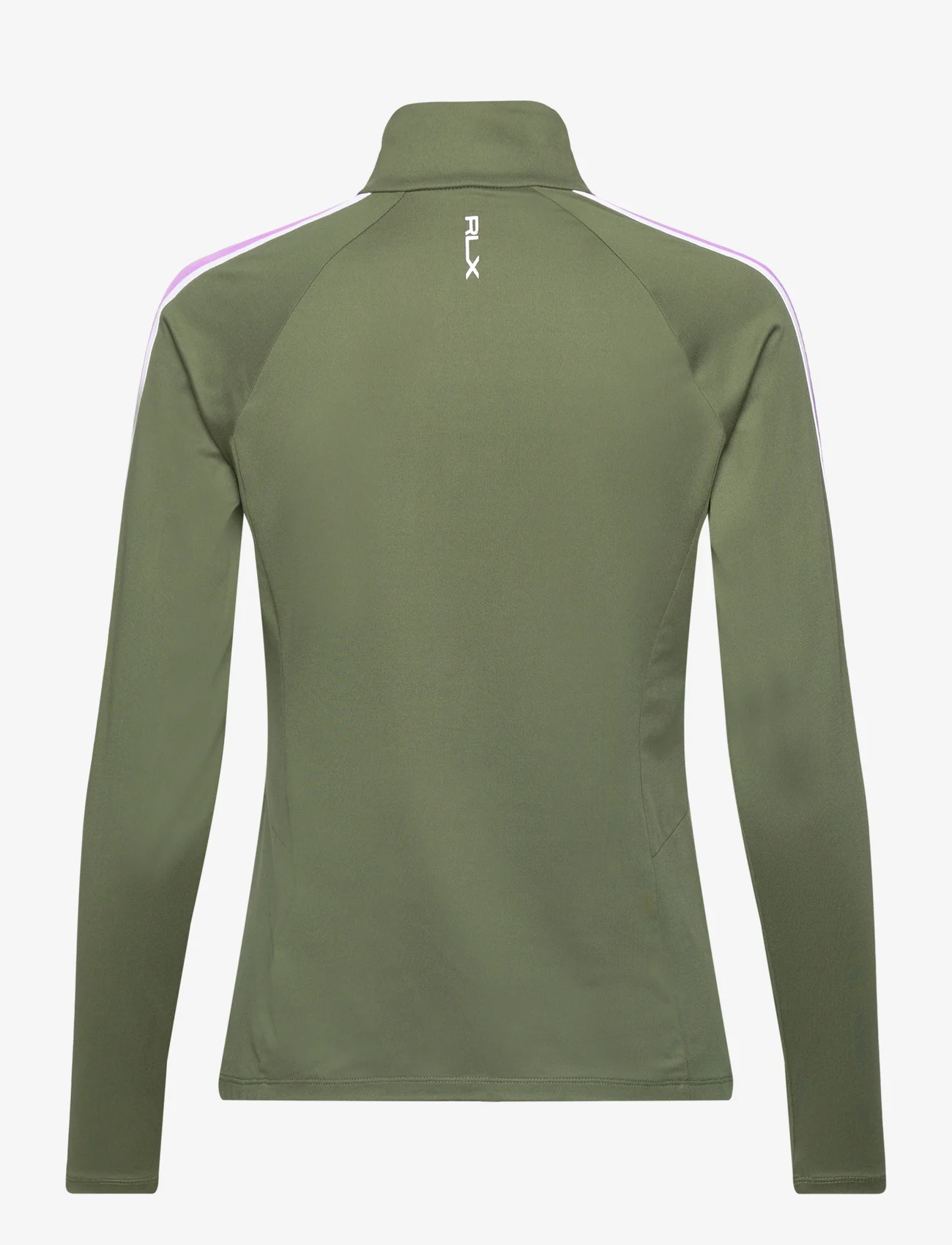 Ralph Lauren Golf - Arm-Stripe Full-Zip Jersey Jacket - džemperi ar kapuci - shamrock/new hibi - 1