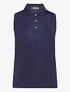 Classic Fit Sleeveless Tour Polo Shirt - REFINED NAVY