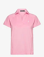 Tailored Fit Mesh Polo Shirt - COURSE PINK