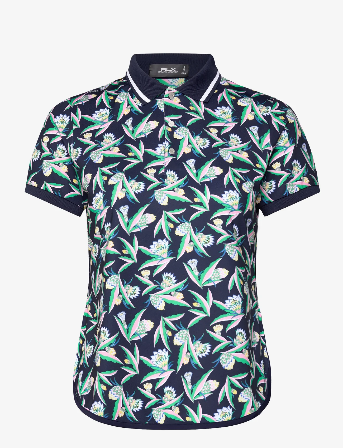 Ralph Lauren Golf - Tailored Fit Floral Polo Shirt - polo krekli - navy bonheur flor - 0