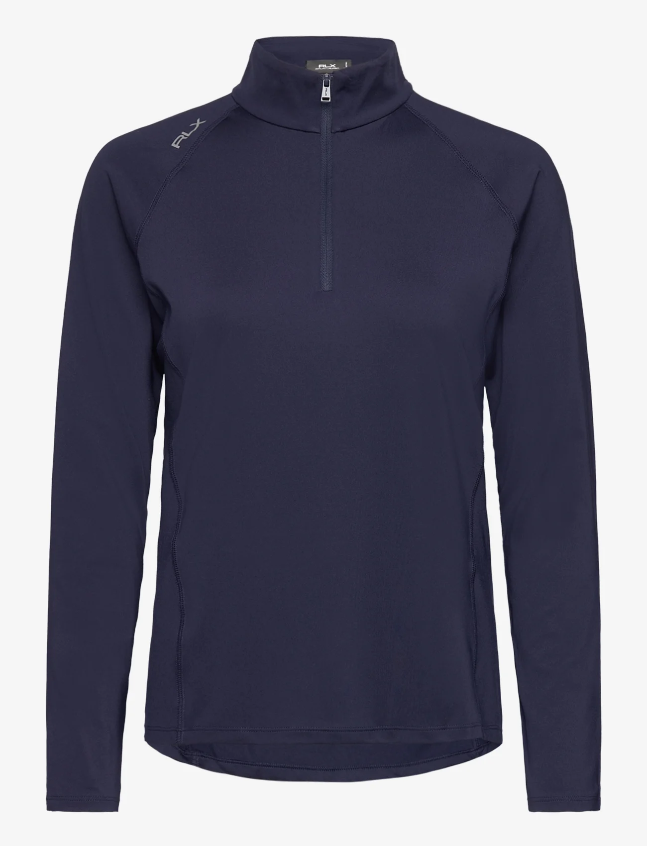 Ralph Lauren Golf - Stretch Jersey Quarter-Zip Pullover - megzti drabužiai - refined navy - 0
