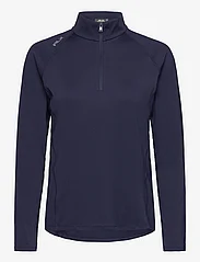 Ralph Lauren Golf - Stretch Jersey Quarter-Zip Pullover - megzti drabužiai - refined navy - 0