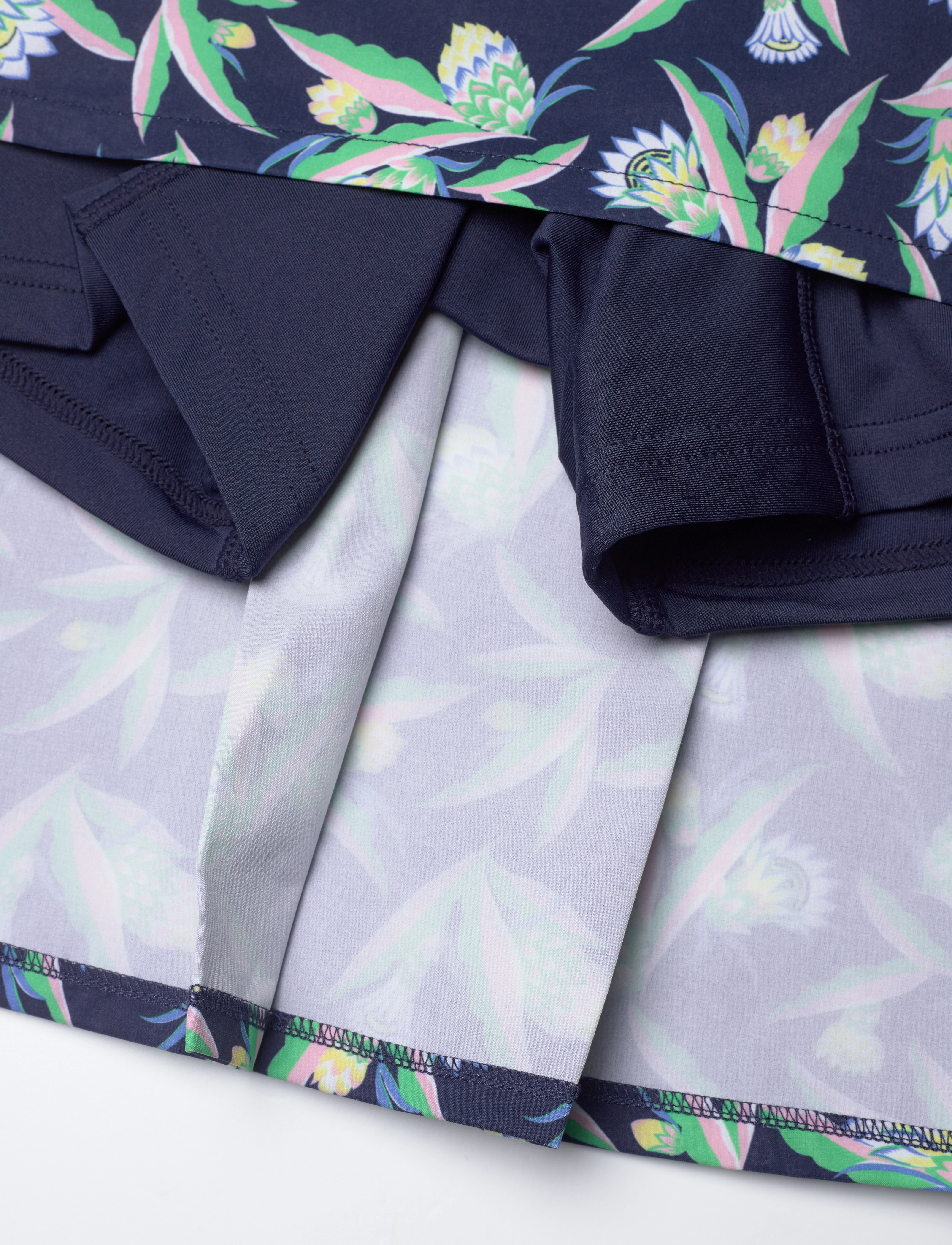 Ralph Lauren Golf - 17" Performance Floral Pleated Skort - navy bonheur flor - 4