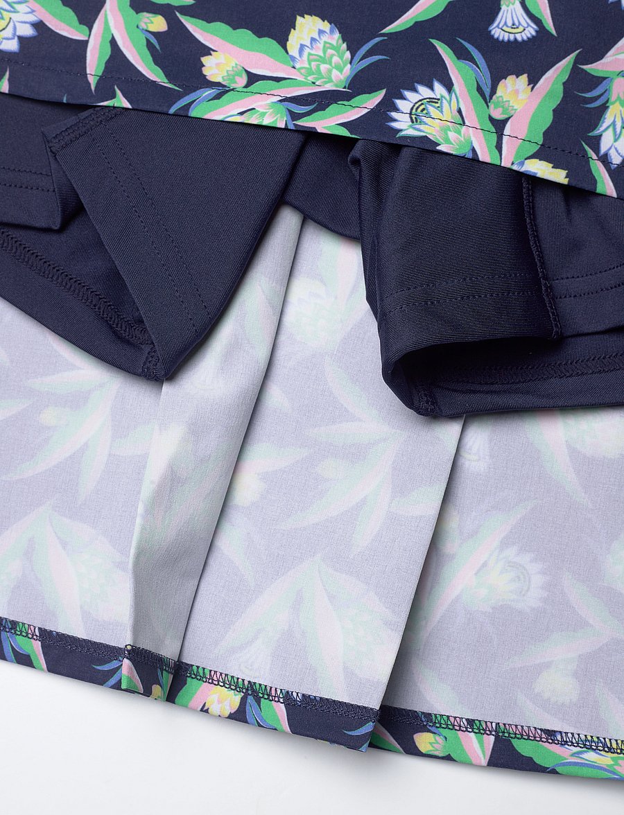 Ralph Lauren Golf - 17" Performance Floral Pleated Skort - navy bonheur flor - 4