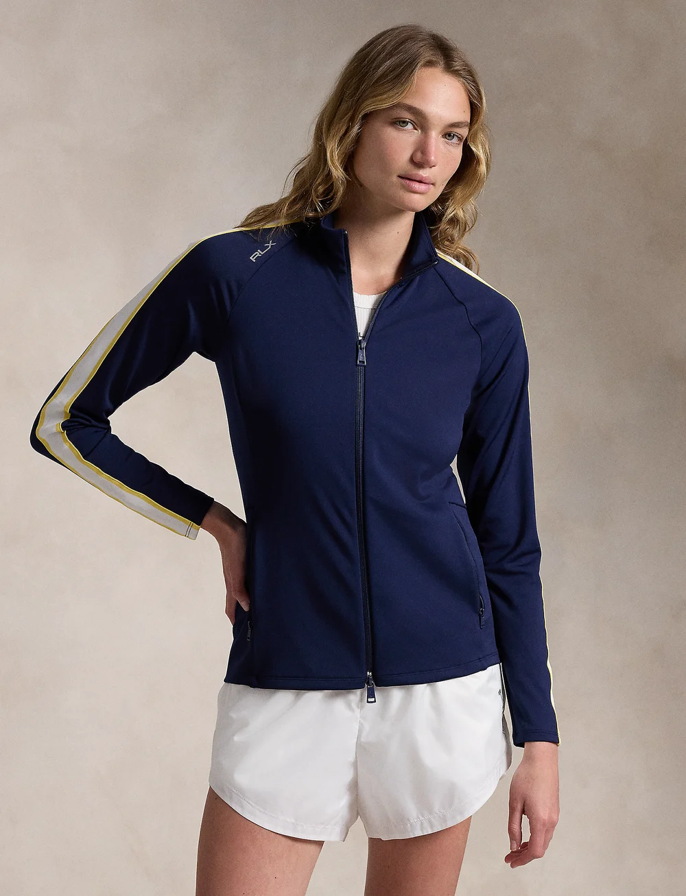 Ralph Lauren Golf - Interlock Mockneck Zip Jacket - golf-jacken - rfnd nvy multi - 0