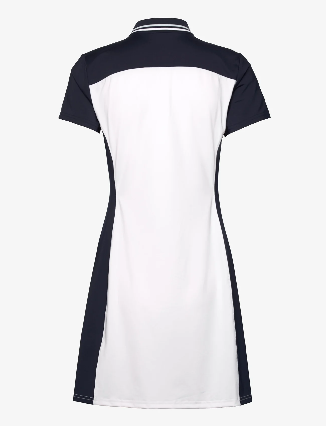 Ralph Lauren Golf - Contrast Stretch Jersey Polo Dress - marškinių tipo suknelės - refined navy mult - 1