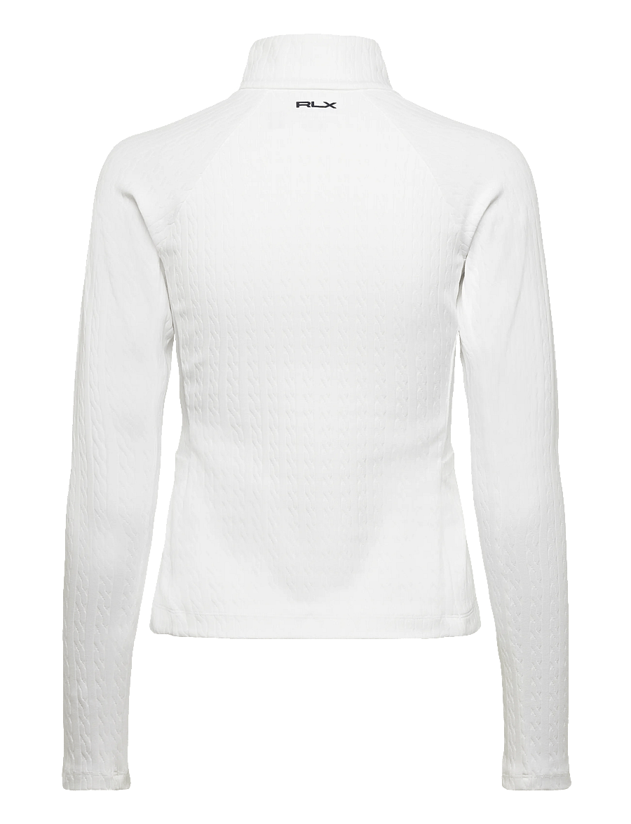 Ralph Lauren Golf - ACTIVE CABLE-KNT-SWEATSHIRT - tops - ceramic white - 1