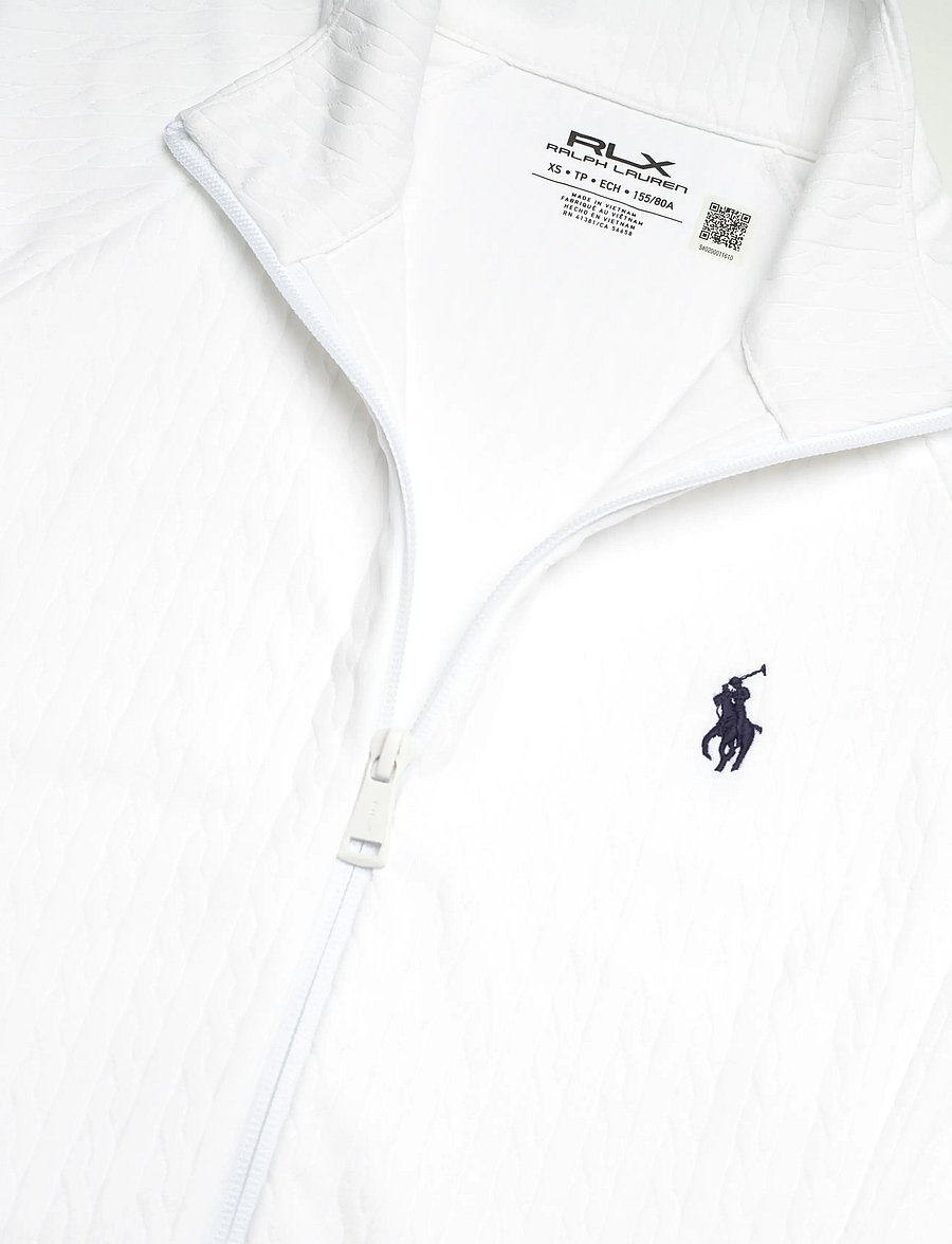 Ralph Lauren Golf - ACTIVE CABLE-KNT-SWEATSHIRT - tops - ceramic white - 3