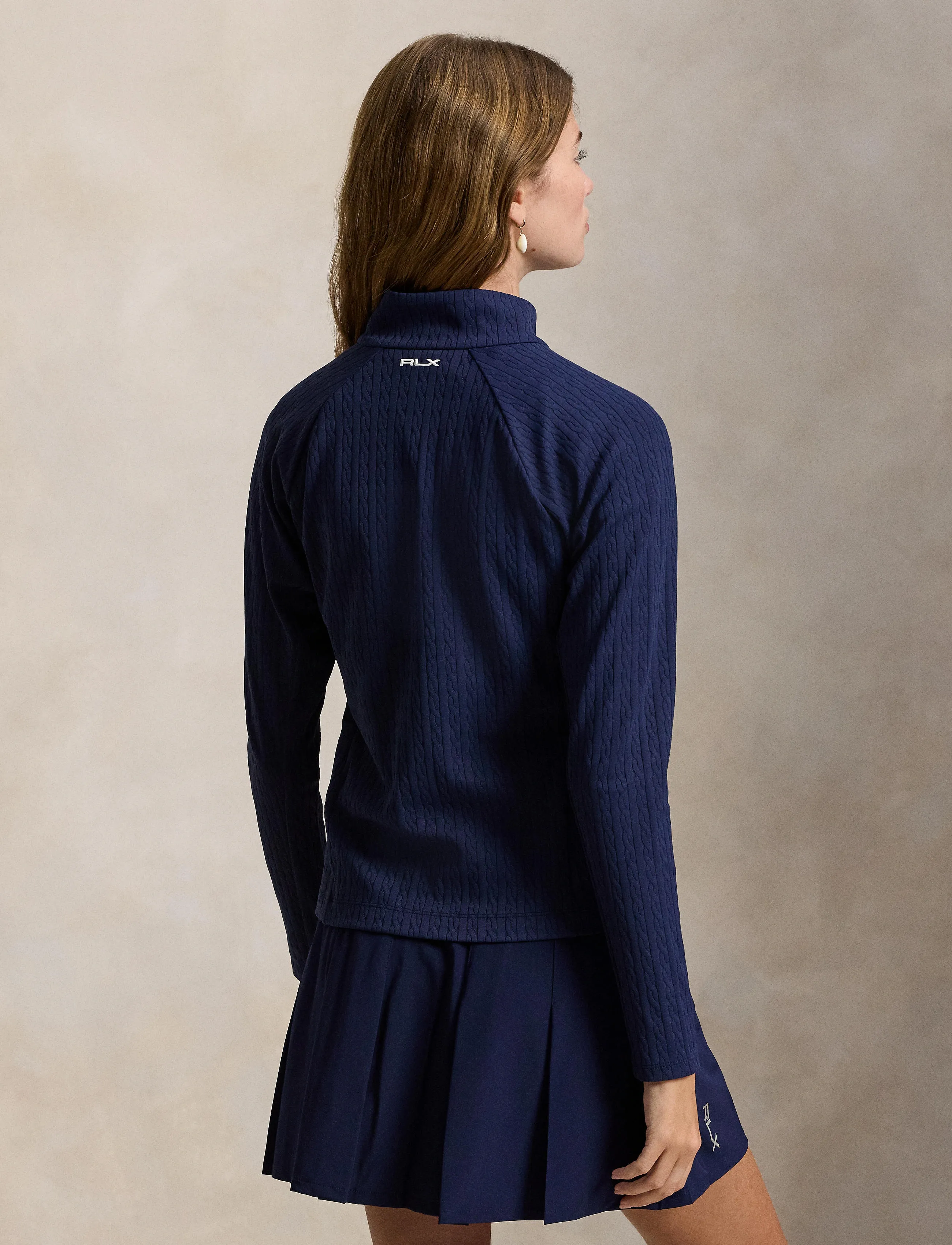 Ralph Lauren Golf - ACTIVE CABLE-KNT-SWEATSHIRT - tops - refined navy - 2