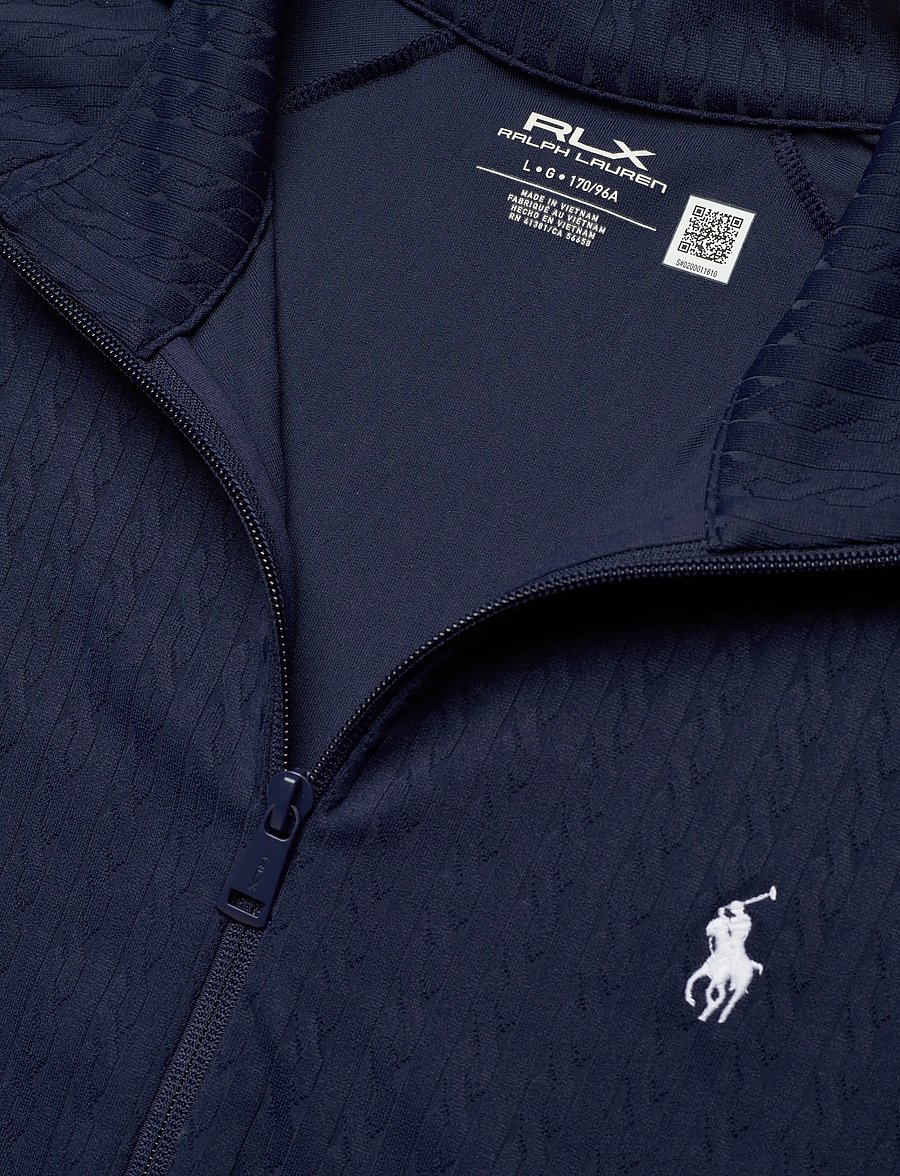 Ralph Lauren Golf - ACTIVE CABLE-KNT-SWEATSHIRT - tops - refined navy - 3
