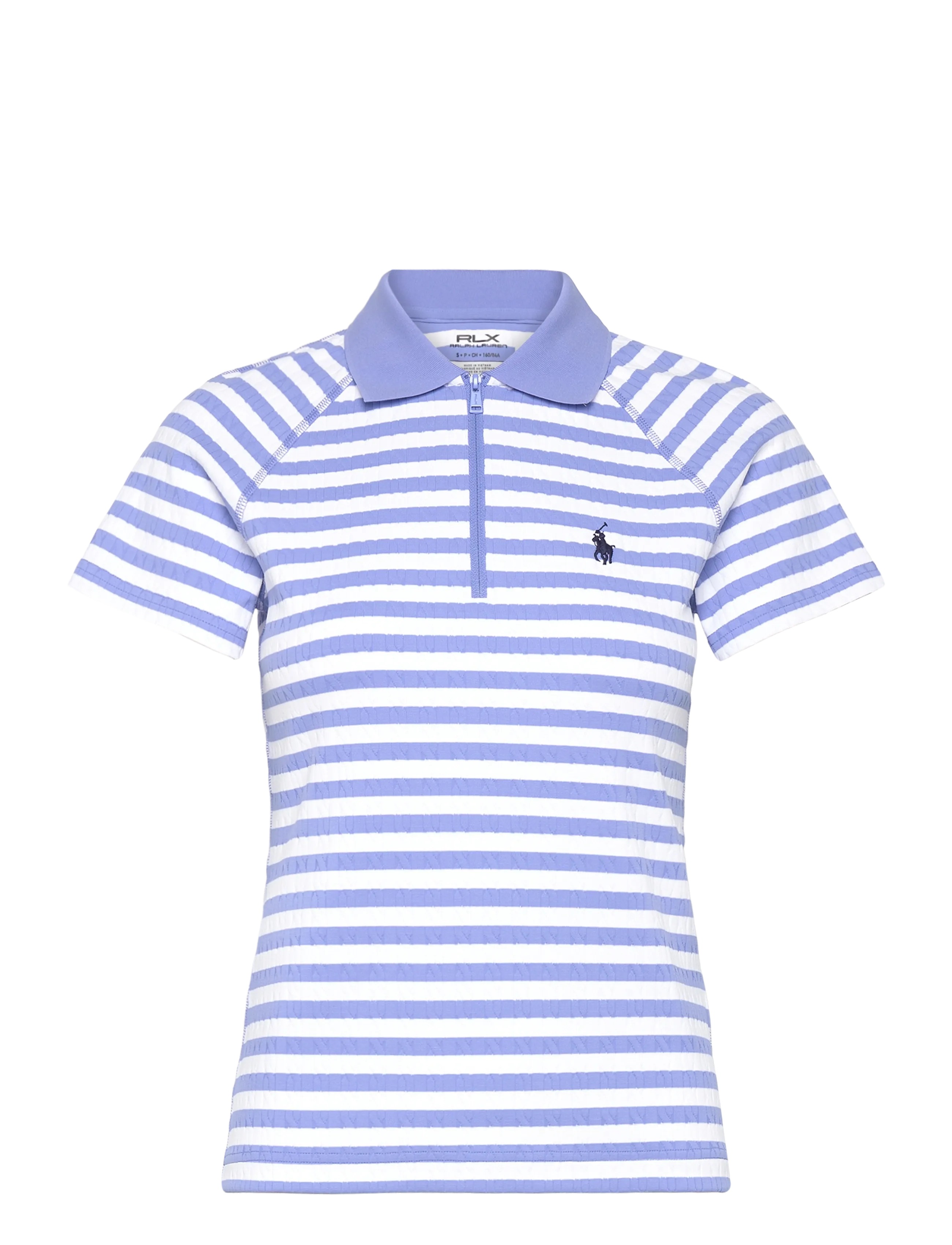 Ralph Lauren Golf Striped Cable Quarter–Zip Polo Shirt - Vaata kõiki - BLUE MIST/CERAMIC / white