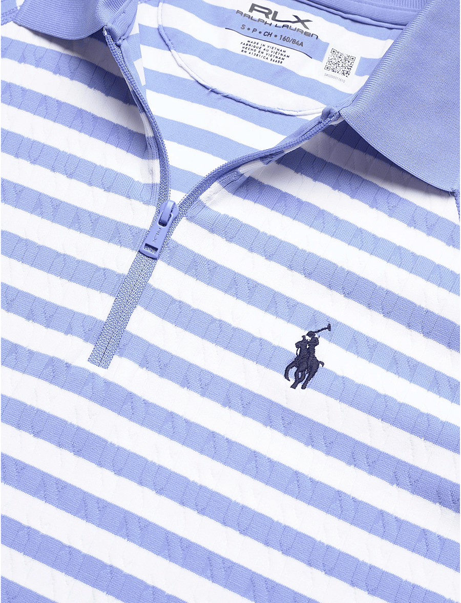 Ralph Lauren Golf - ACTIVE CABLE-KNT-POLO - Överdelar - blue mist/ceramic - 2
