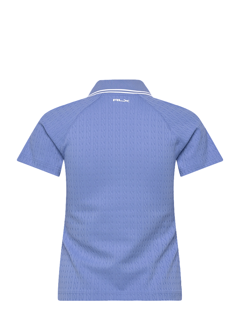 Ralph Lauren Golf - ACTIVE CABLE-KNT-POLO - oberteile & t-shirts - blue mist/ceramic - 1