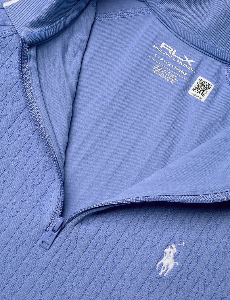 Ralph Lauren Golf - ACTIVE CABLE-KNT-POLO - oberteile & t-shirts - blue mist/ceramic - 2