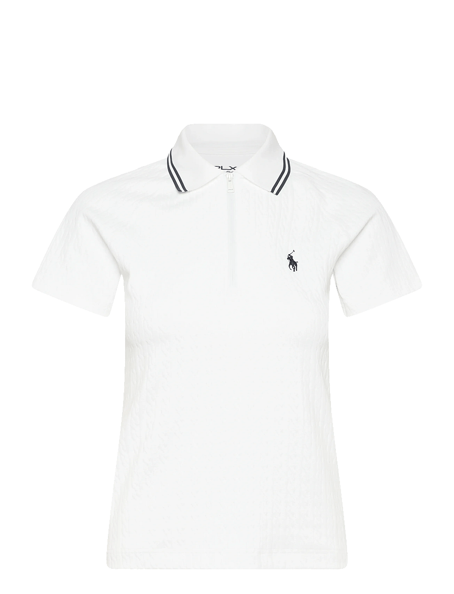 Ralph Lauren Golf - ACTIVE CABLE-KNT-POLO - Överdelar - ceramic white/ref - 1