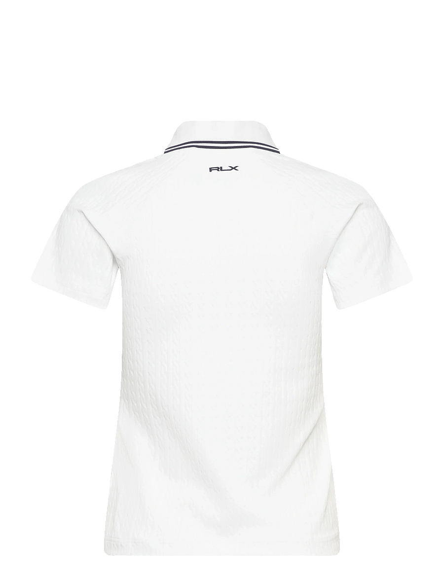 Ralph Lauren Golf - ACTIVE CABLE-KNT-POLO - Överdelar - ceramic white/ref - 2