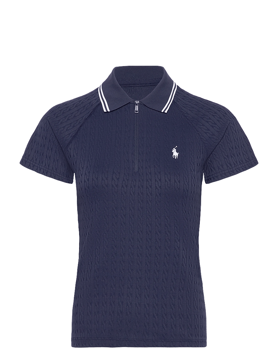 Ralph Lauren Golf - ACTIVE CABLE-KNT-POLO - oberteile & t-shirts - refined navy/cera - 1