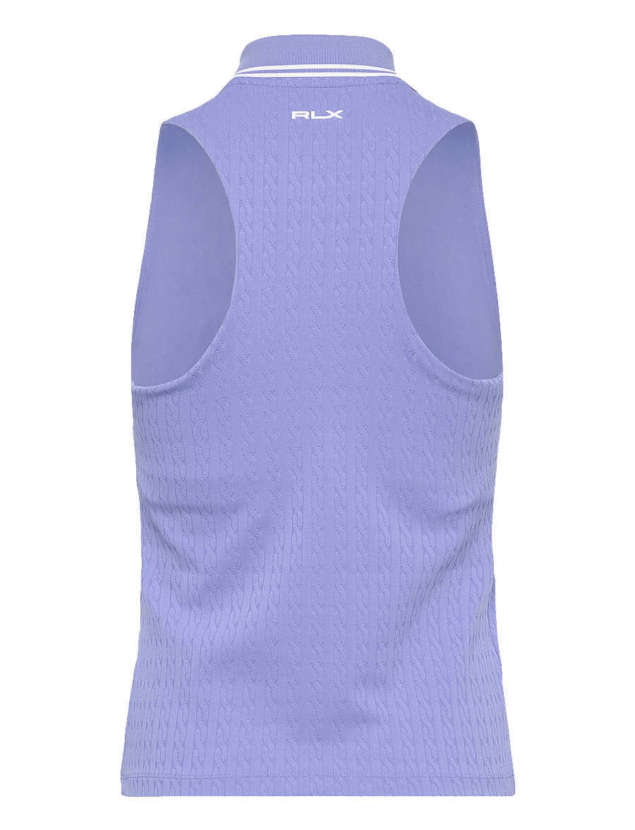 Ralph Lauren Golf - Slim Fit Sleeveless Racerback Polo Shirt - oberteile & t-shirts - blue mist/ceramic - 2