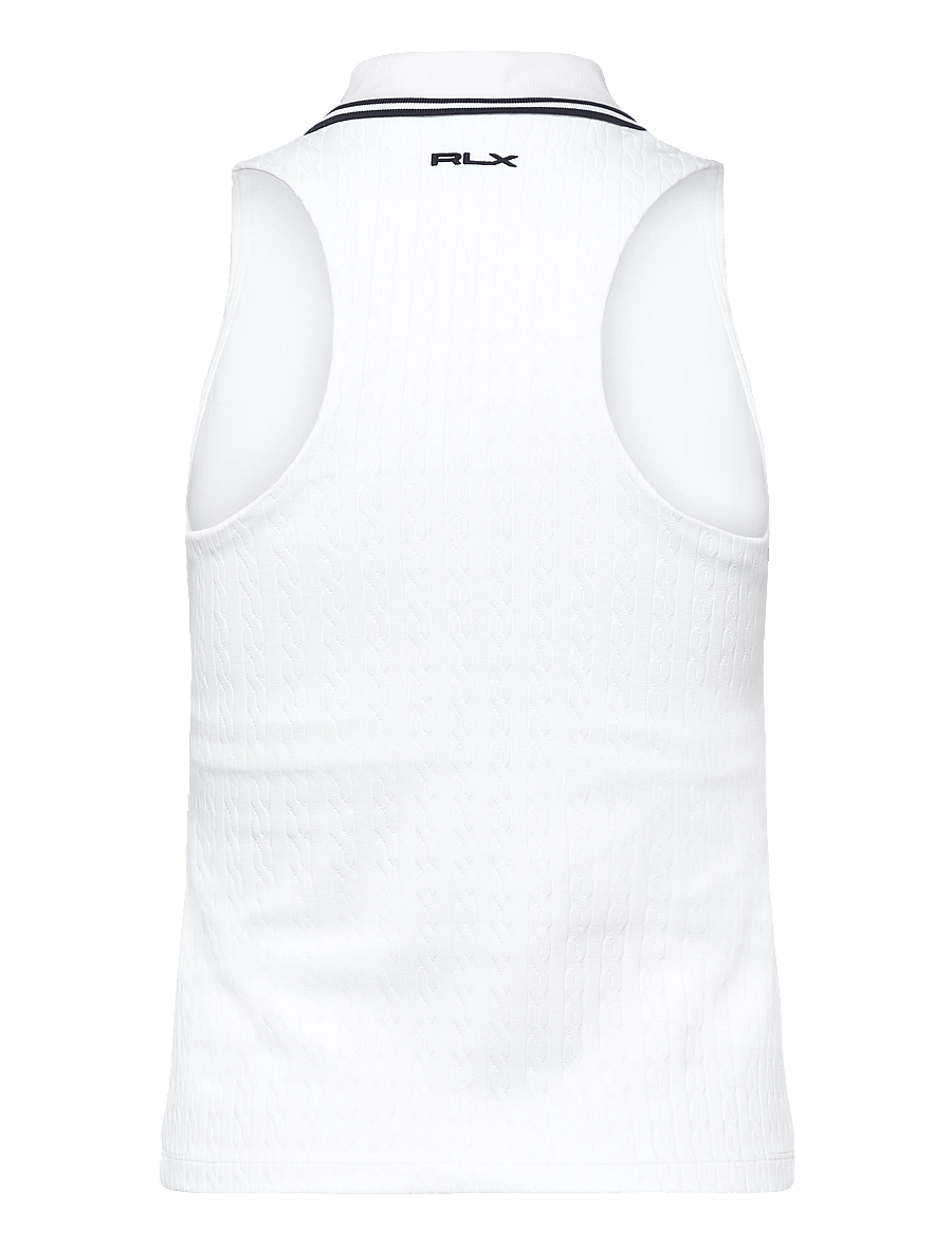 Ralph Lauren Golf - Slim Fit Sleeveless Racerback Polo Shirt - oberteile & t-shirts - ceramic white/ref - 2