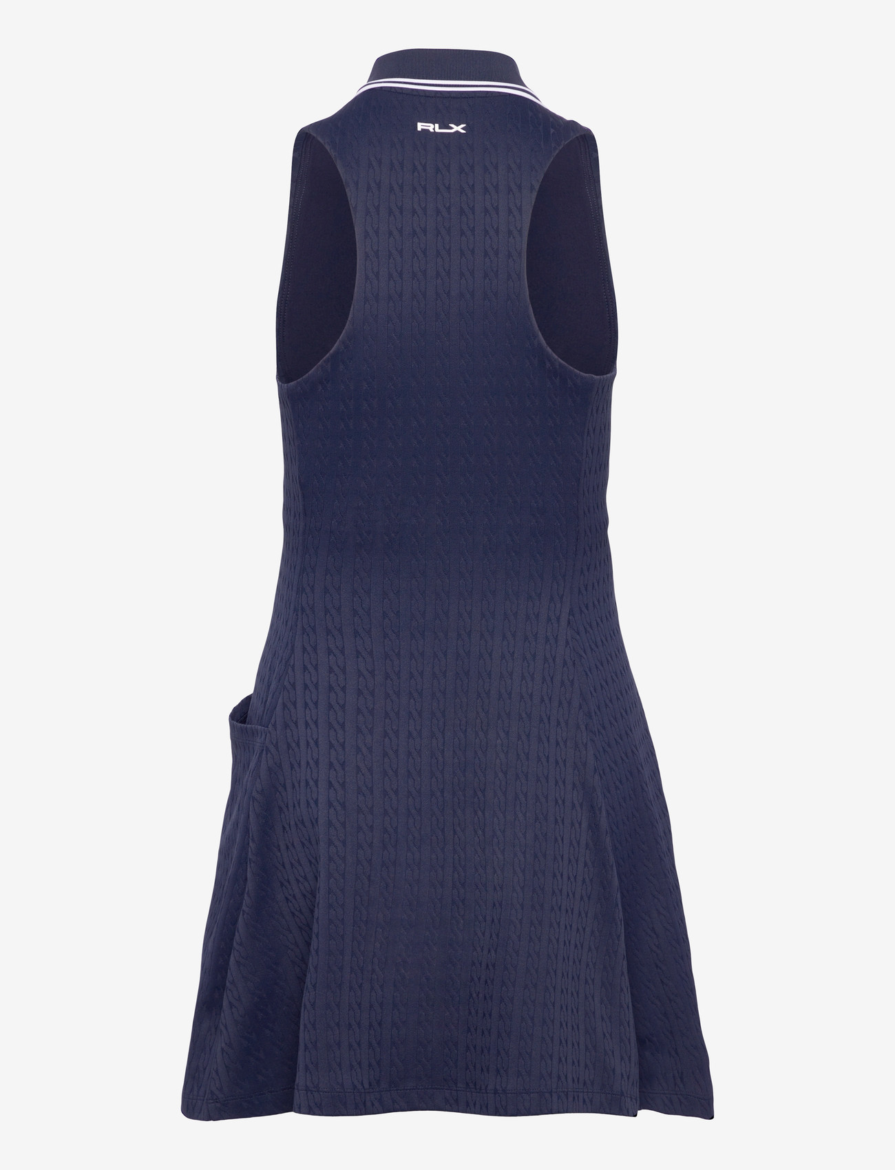 Ralph Lauren Golf - Stretch-Jacquard Sleeveless Polo Dress - kleider & röcke - refined navy/cera - 1