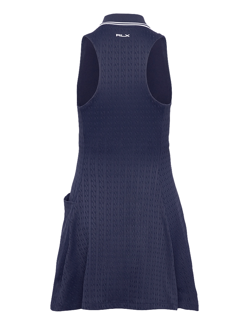 Ralph Lauren Golf - Stretch-Jacquard Sleeveless Polo Dress - kleider & röcke - refined navy/cera - 1